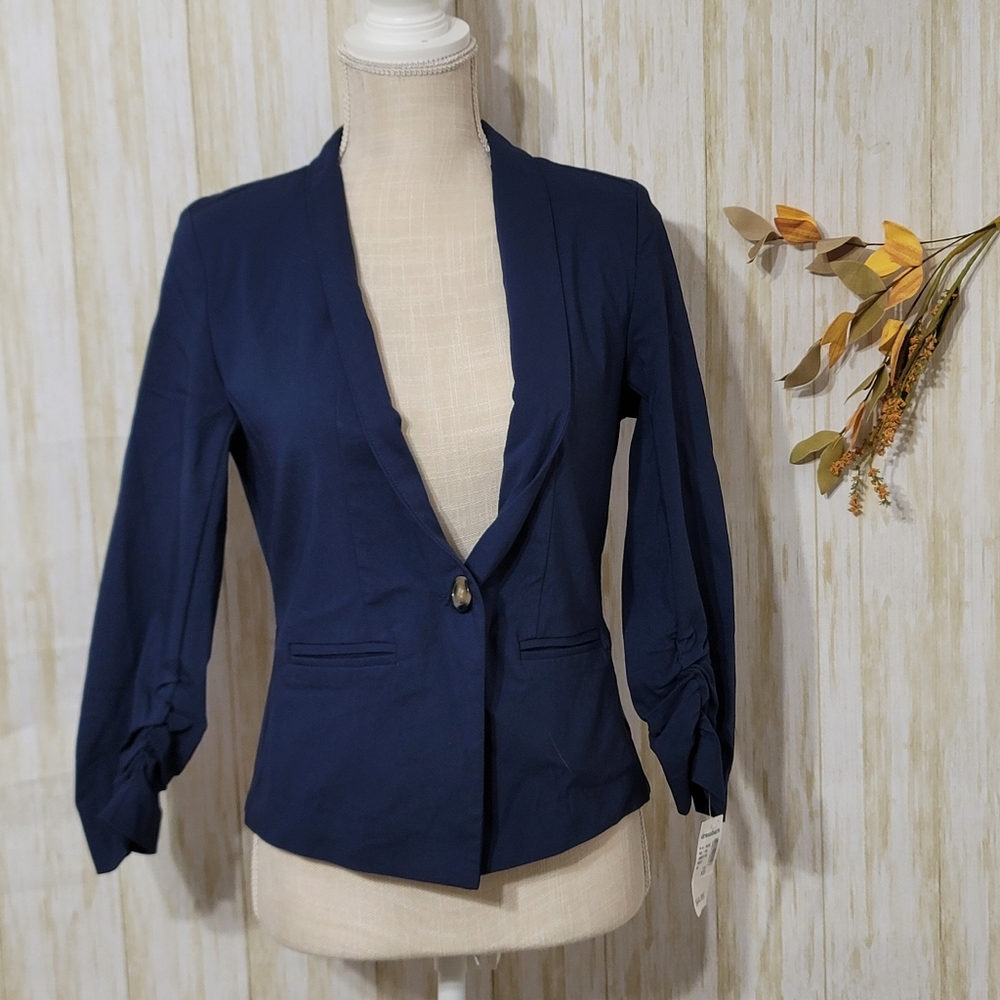 ✨️Roz&Ali- Blazer Jacket  Women's Dark Blue,size Xs,New✨️